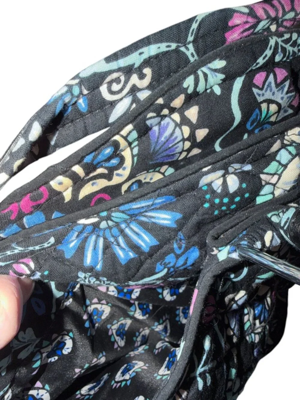 Vera Bradley Retired Bramble Glenna Satchel Shoulder Bag Purse - Picture 9 of 14